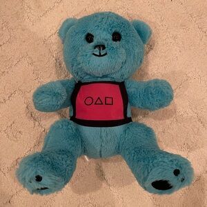 Squid Game blue teddy bear Netflix